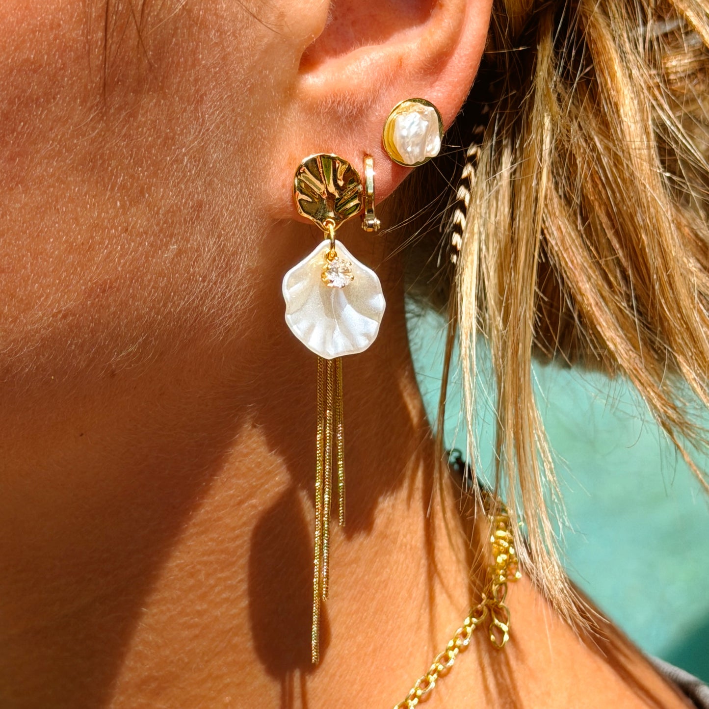 Sea Bloom Earring Set